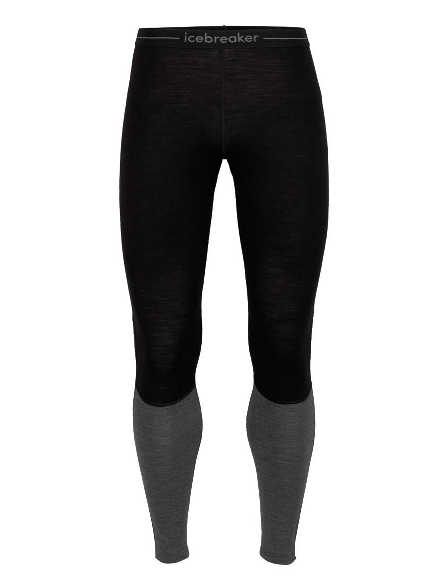 Leggings Icebreaker 200 ZoneKnit™ Merino Homme Noir | FR 1121DFMN